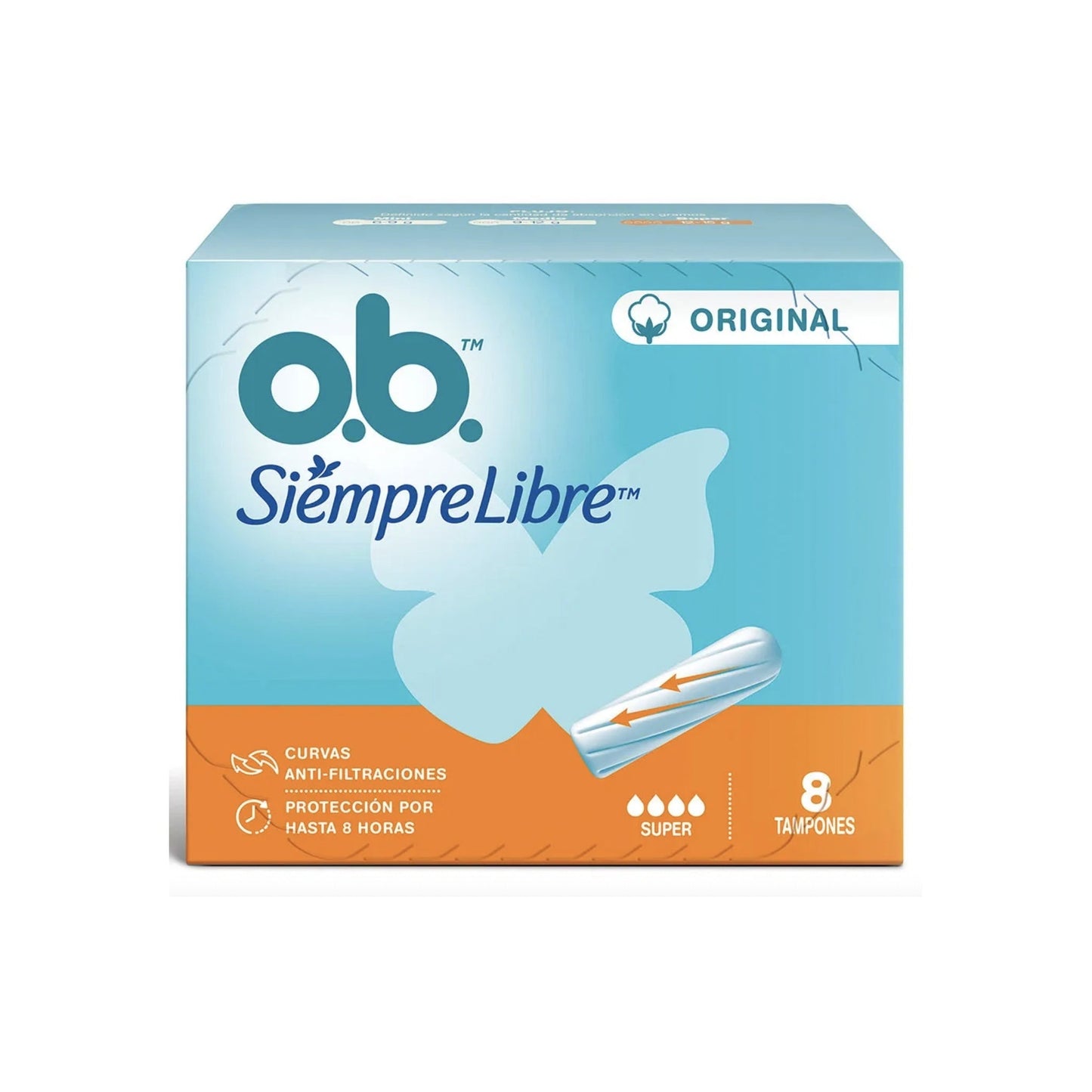 Tampones O.B. Súper Original 8 Unidades