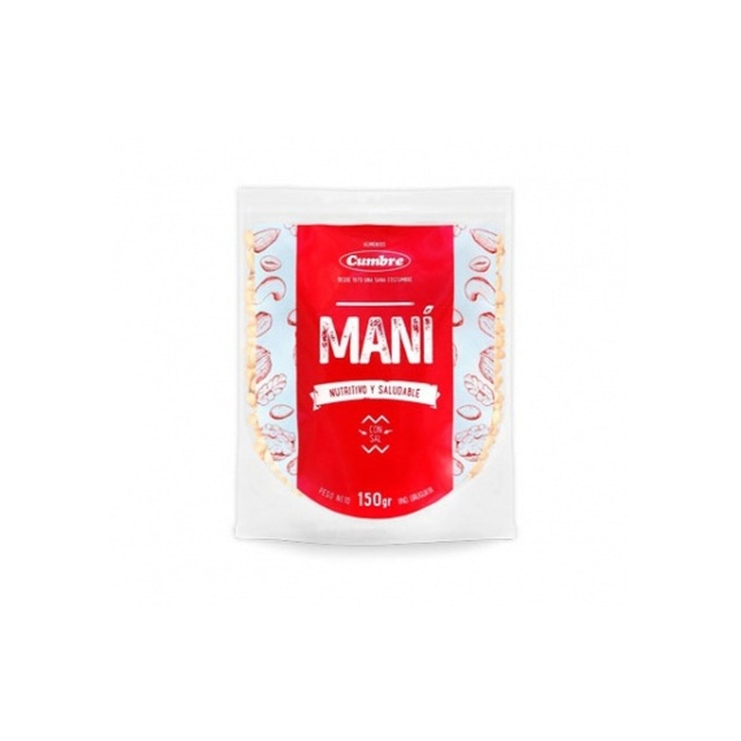 Maní Con Sal Cumbre 150 G