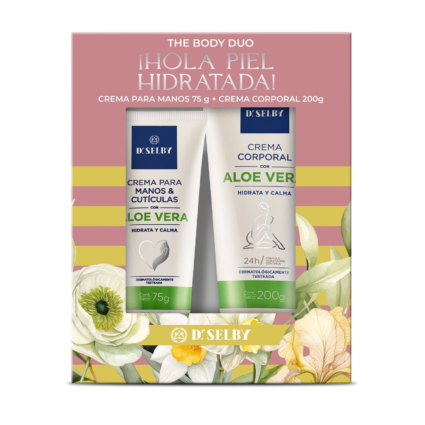 Gift Box Dr. Selby Aloe Vera Crema Manos 75 G + Crema Corporal 200 G