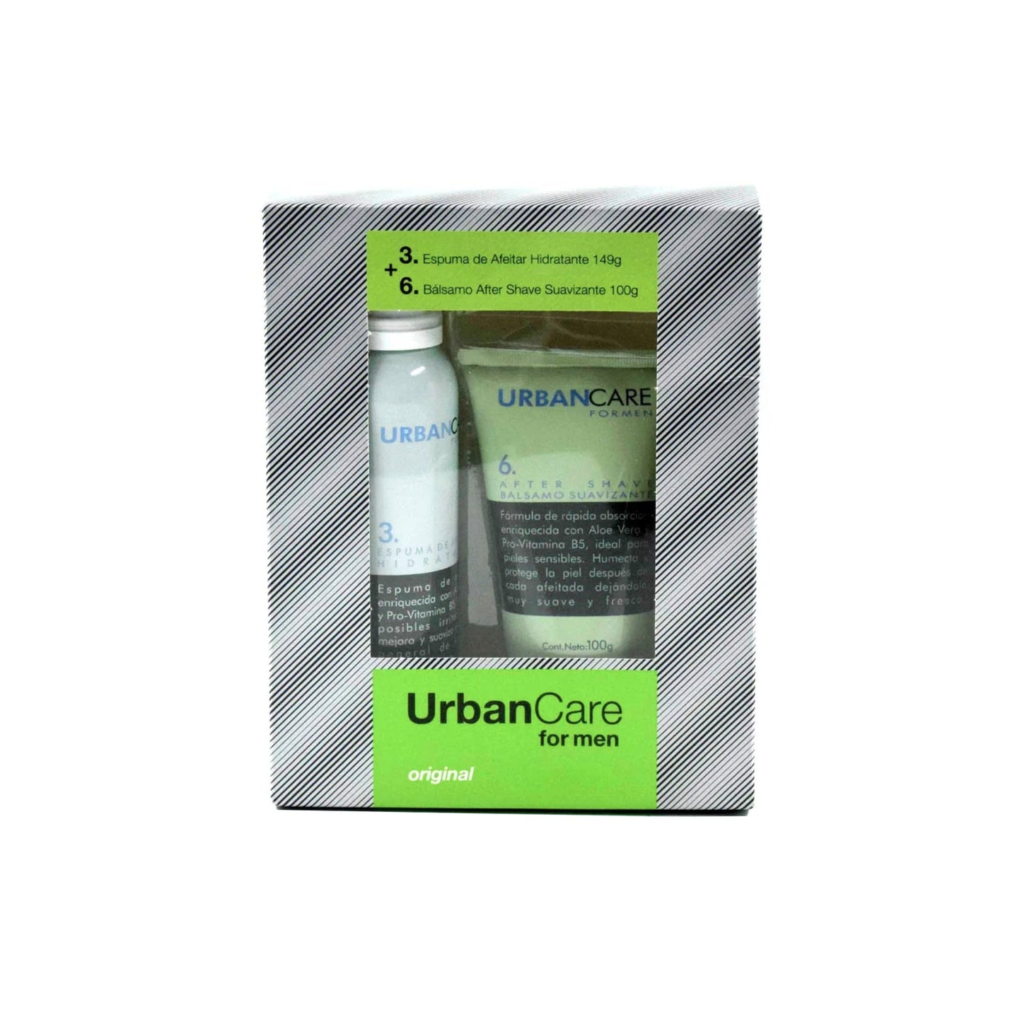 Gift Box Urban Care Men Espuma De Afeitar 149 G + Balsamo After Shave 100 G