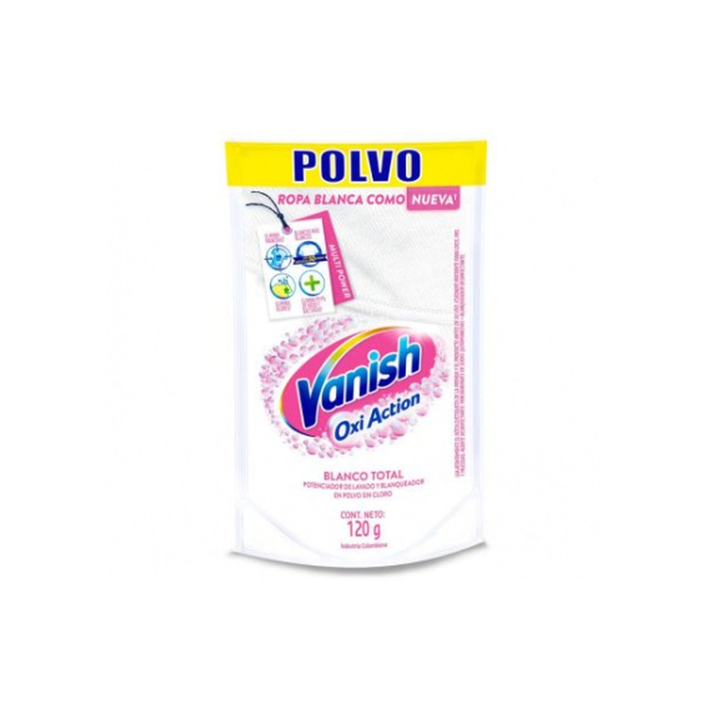 Quita Manchas Vanish Polv 120 G Ropa Blanca