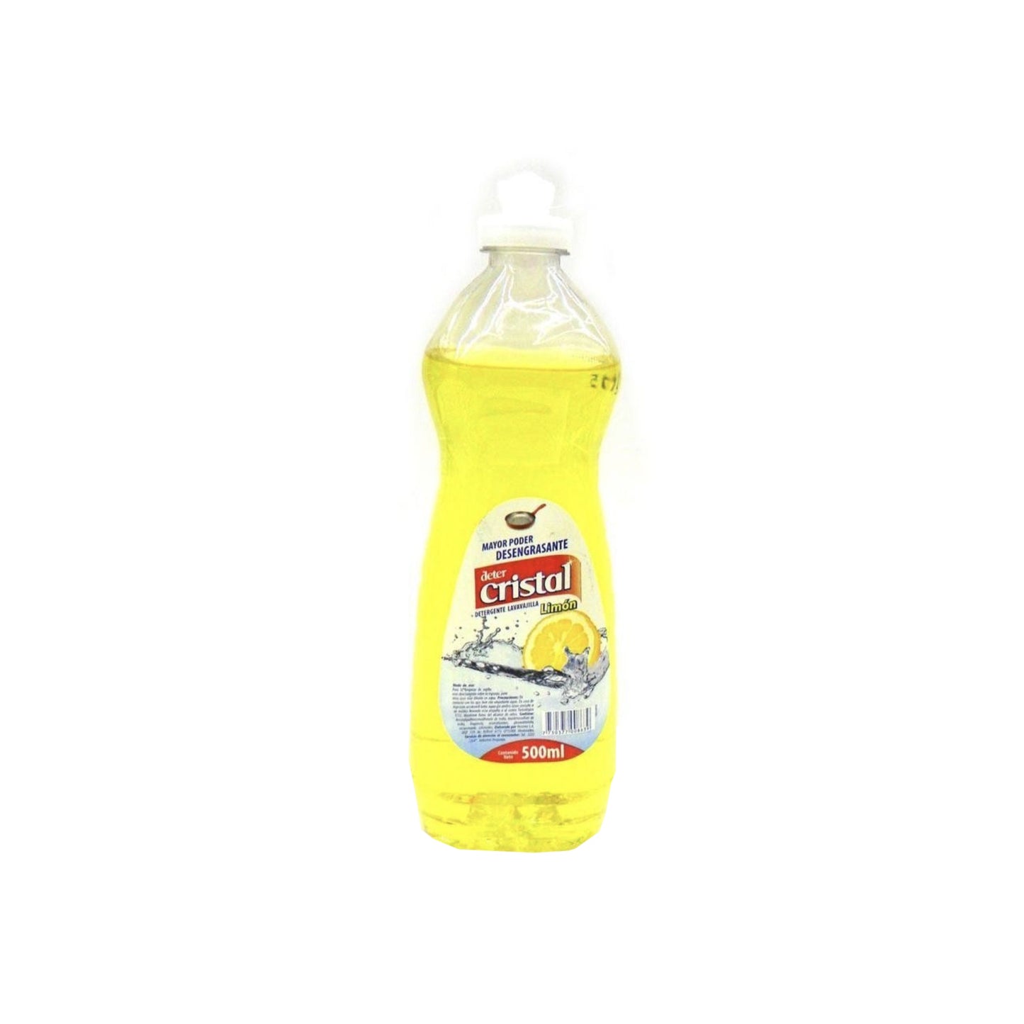 Detergente Lavavajilla Cristal Limón 500 Ml