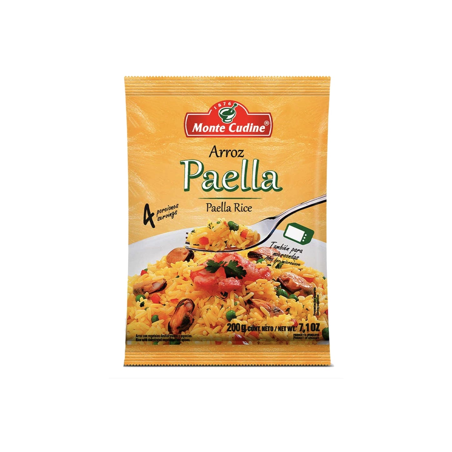 Arroz Saborizado Monte Cudine Paella