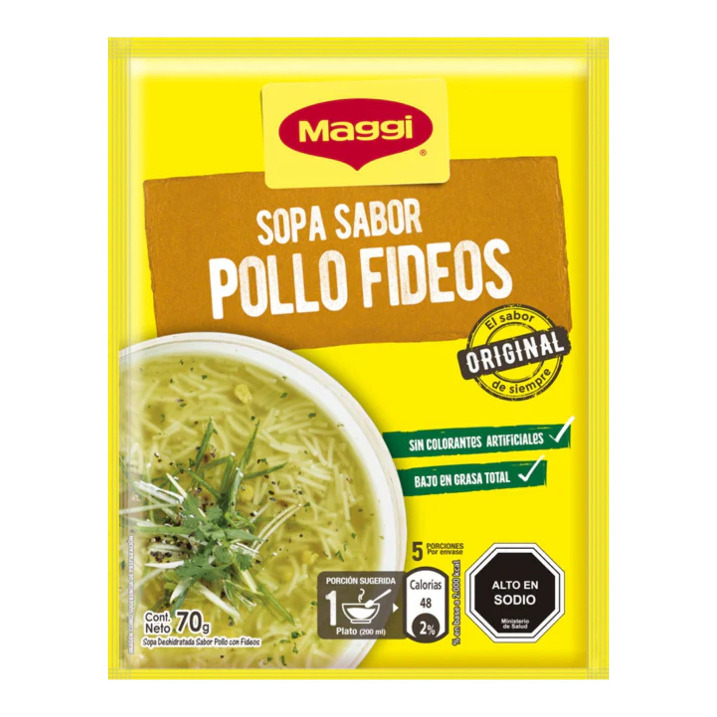 Sopas Claras Maggi Pollo Con Fideos