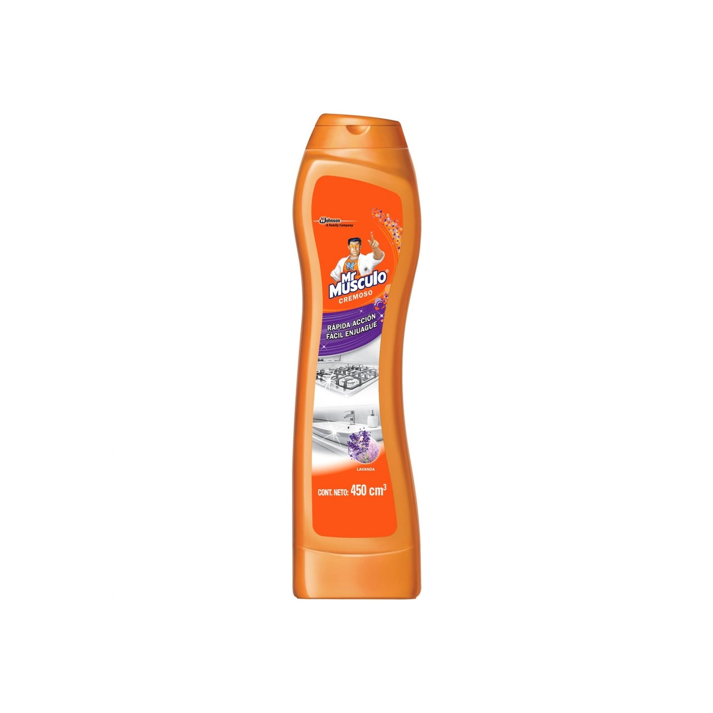 Limpiador Mr. Músculo Crema Lavanda 450 Cc