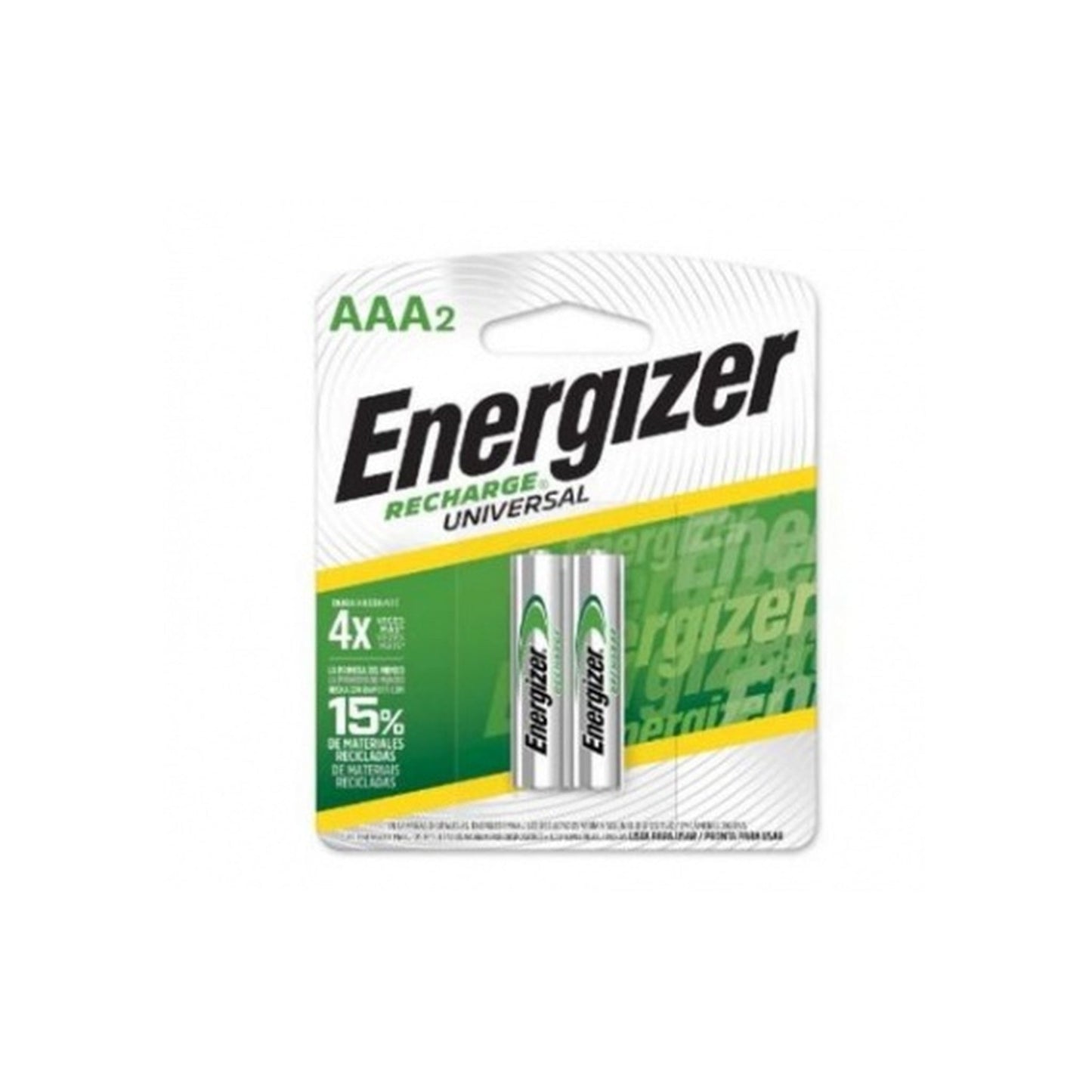 Pilas Recargables Energizer AAA 2 Unidades