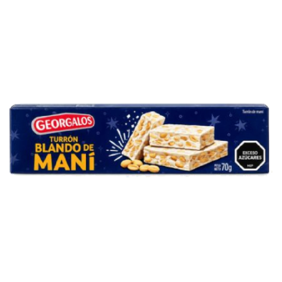 Turrón Blando Georgalos Blando De Mani 70 G