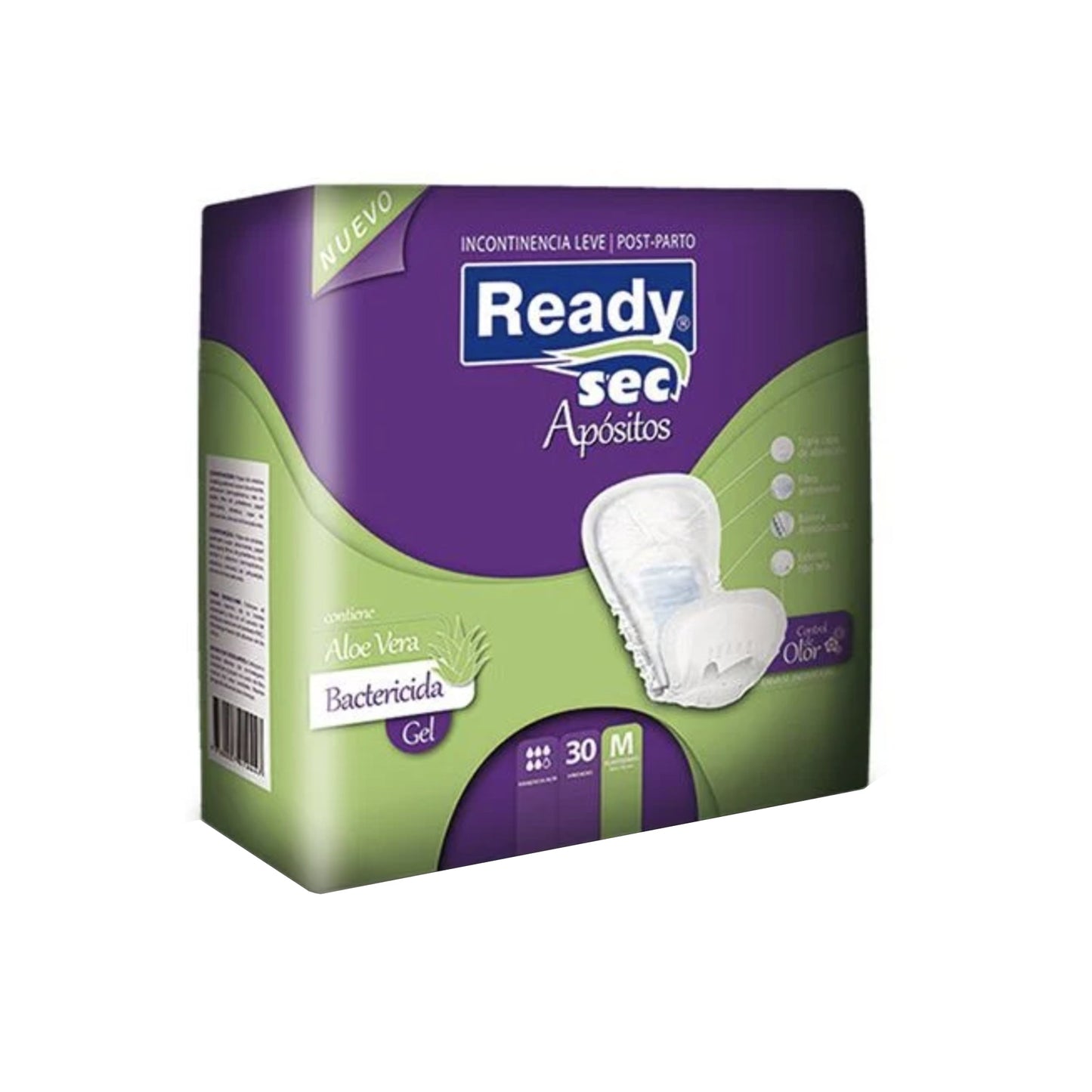 Apositos Readysec Elastizado Con Aloe Mediano 30 Unidades
