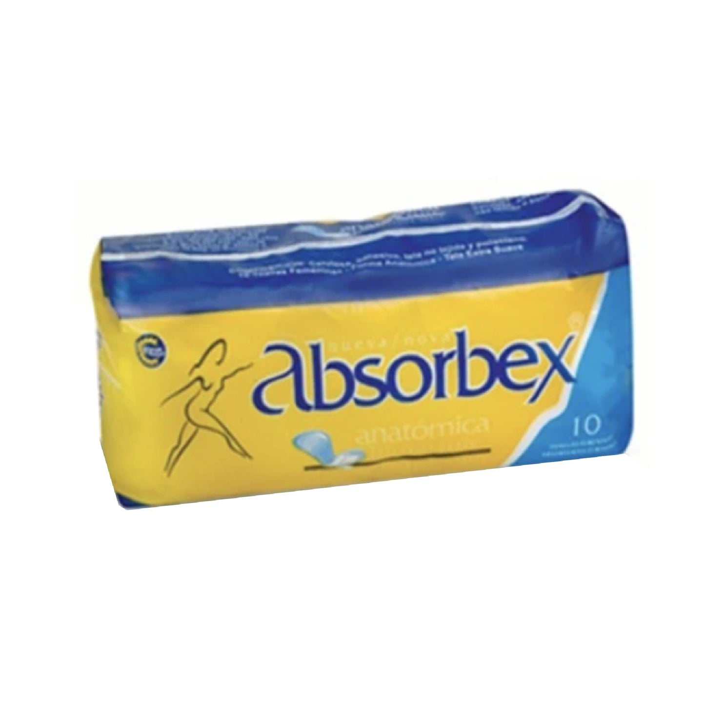 Toalla Absorbex Anatomica 8 Unidades