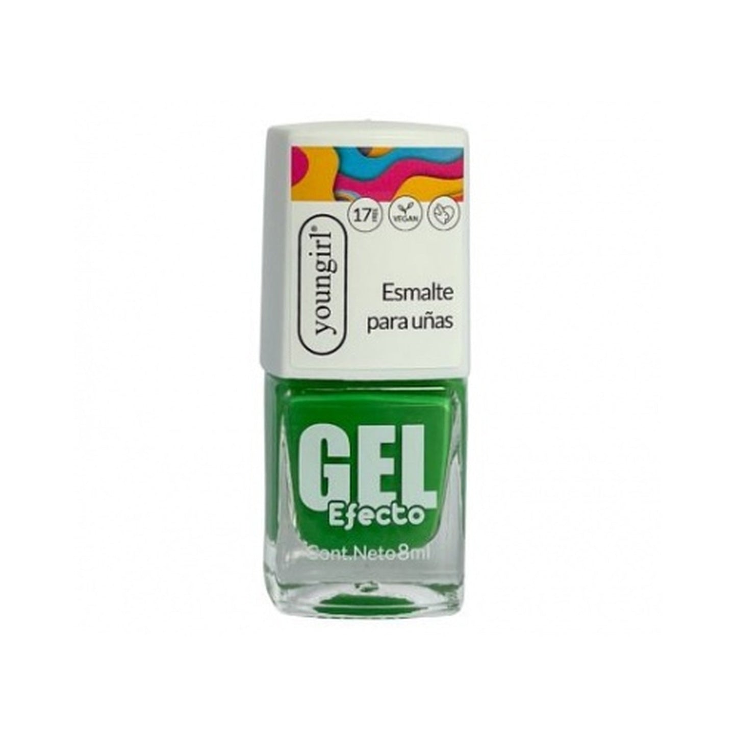 Esmalte Efecto Gel Youngirl Verde 38