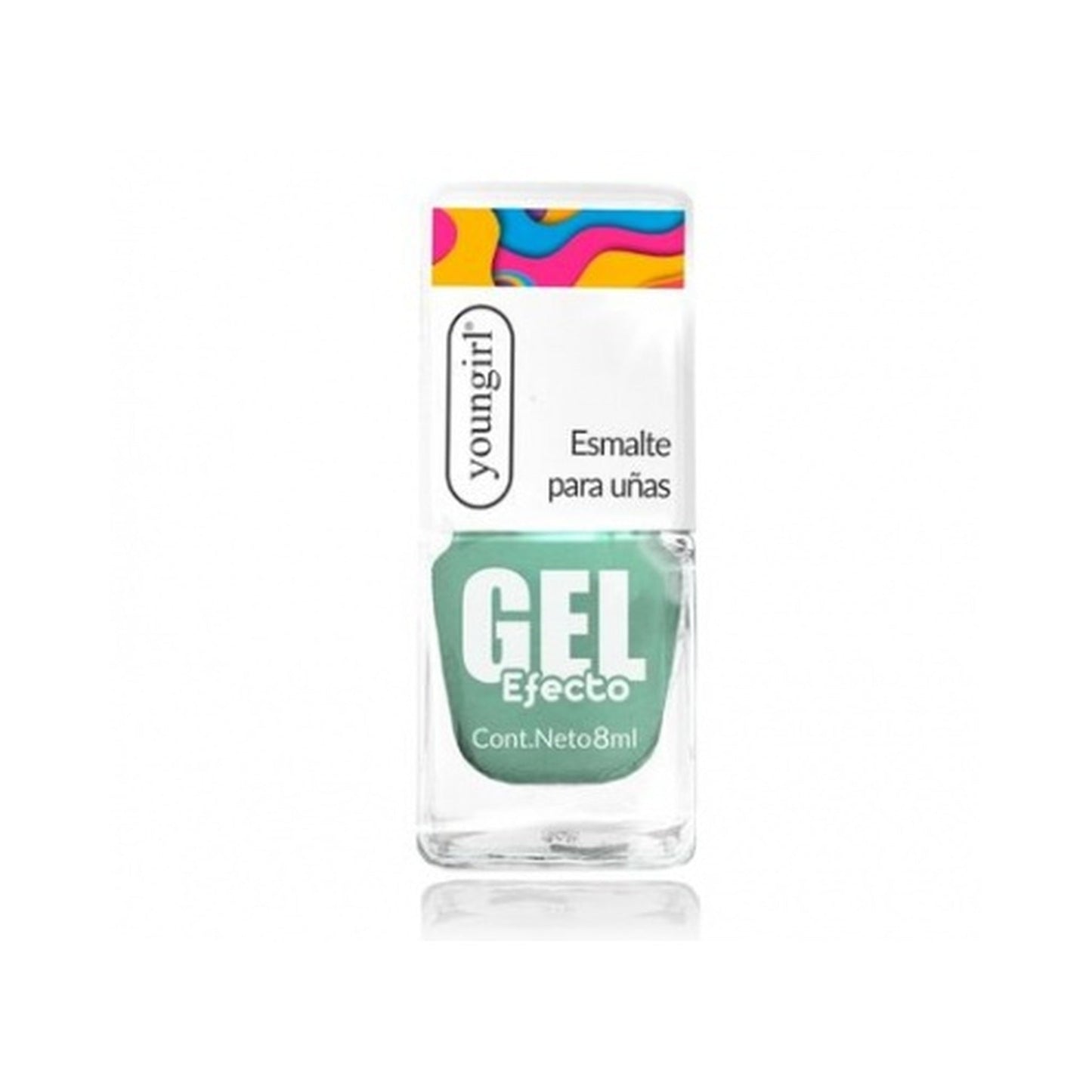 Esmalte Efecto Gel Youngirl Verde Pastel 32