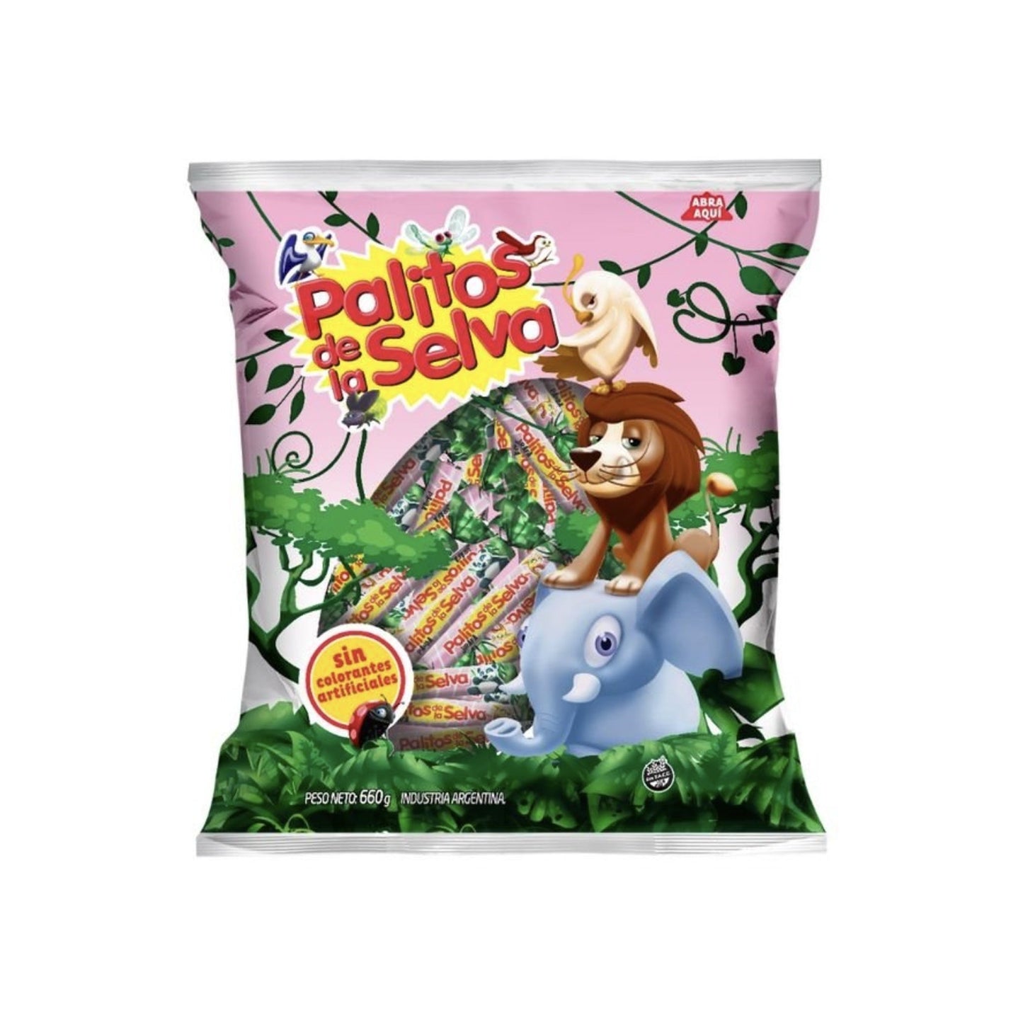 Caramelo Masticable Palitos De La Selva 660 G