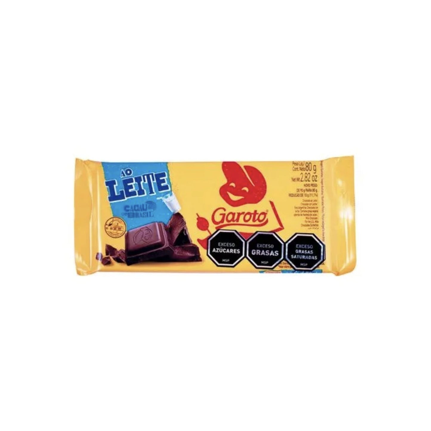 Chocolate Garoto Ao Leite 80 G