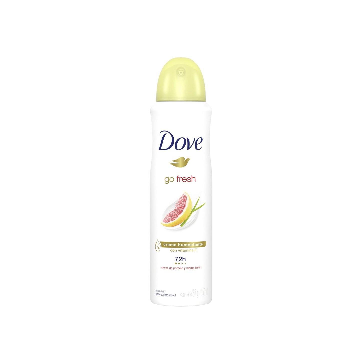 Desodorante Dove Go Fresh Pomelo Y Limón Aerosol 150 Ml