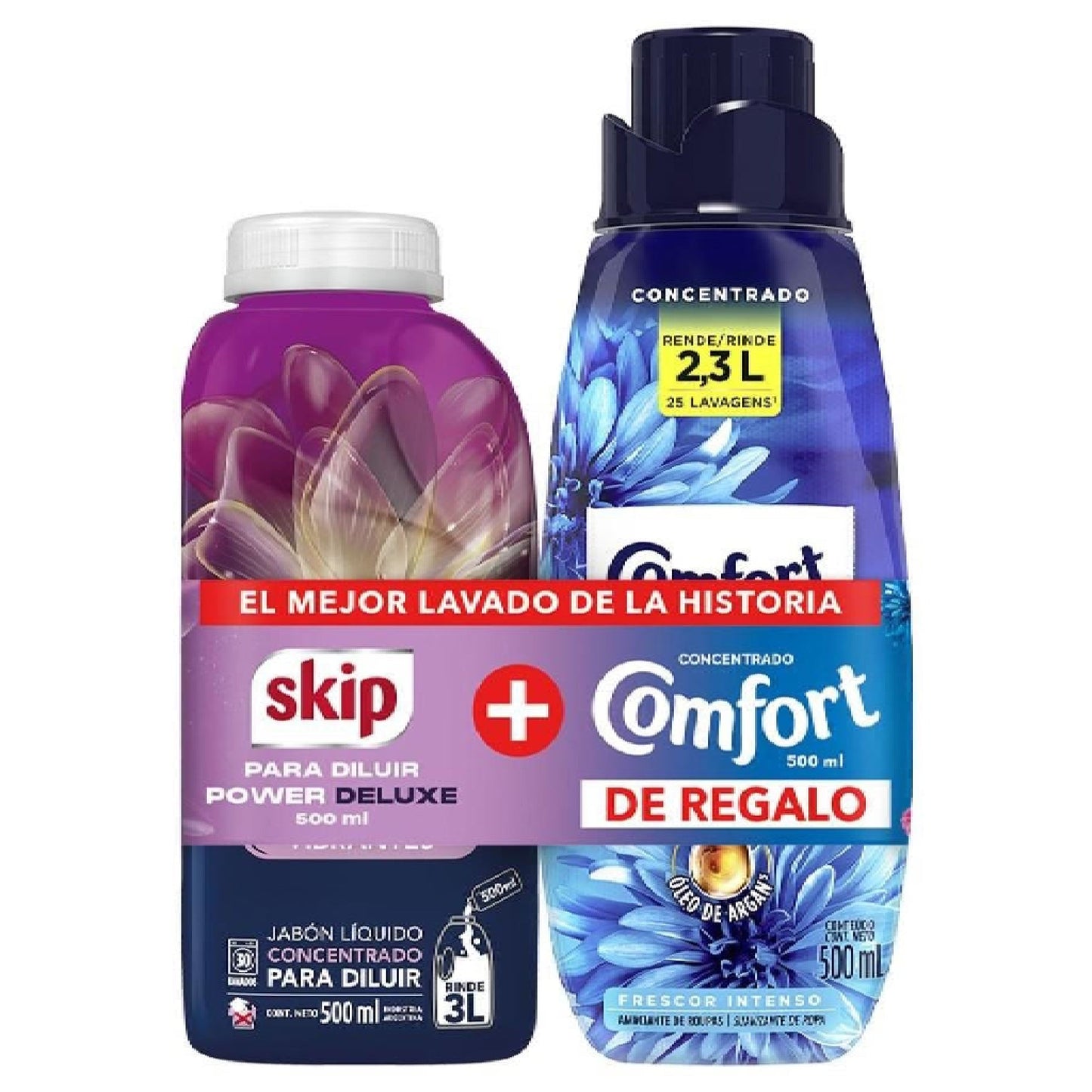 Skip L'iquido Para Diluir Deluxe 500Ml + Comfort Concentrado 500Ml De Regalo