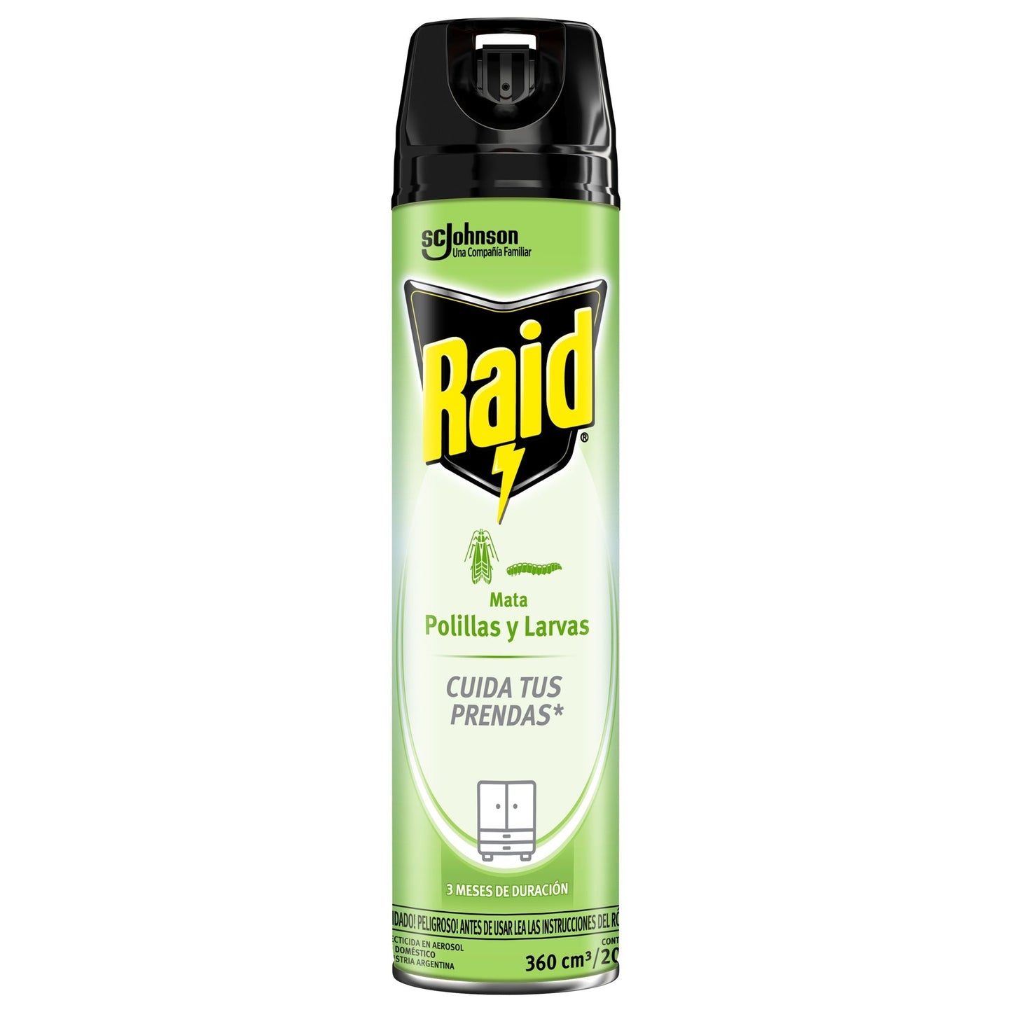 Raid Aerosol Antipolillas Y Larvas 360 Cc