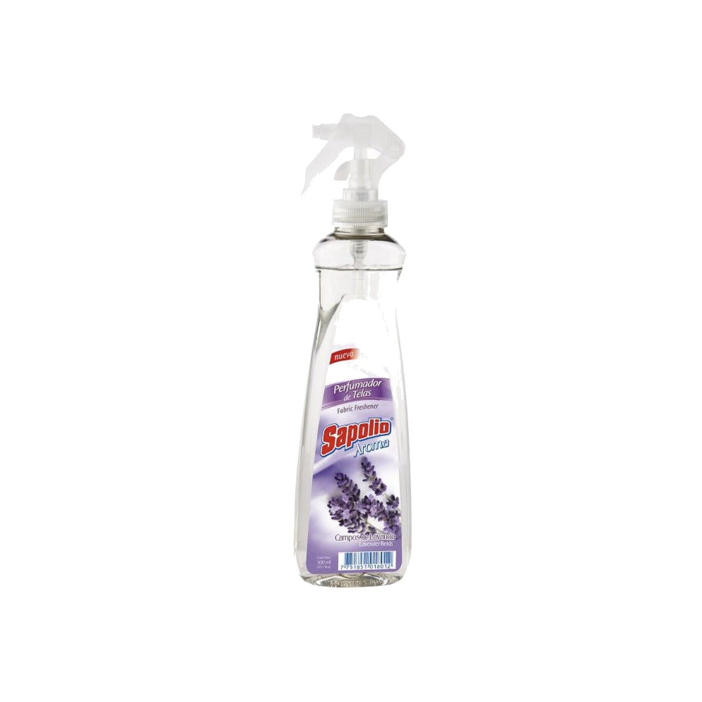 Perfumador De Telas Sapolio Campos De Lavanda Gatillo 300 Ml