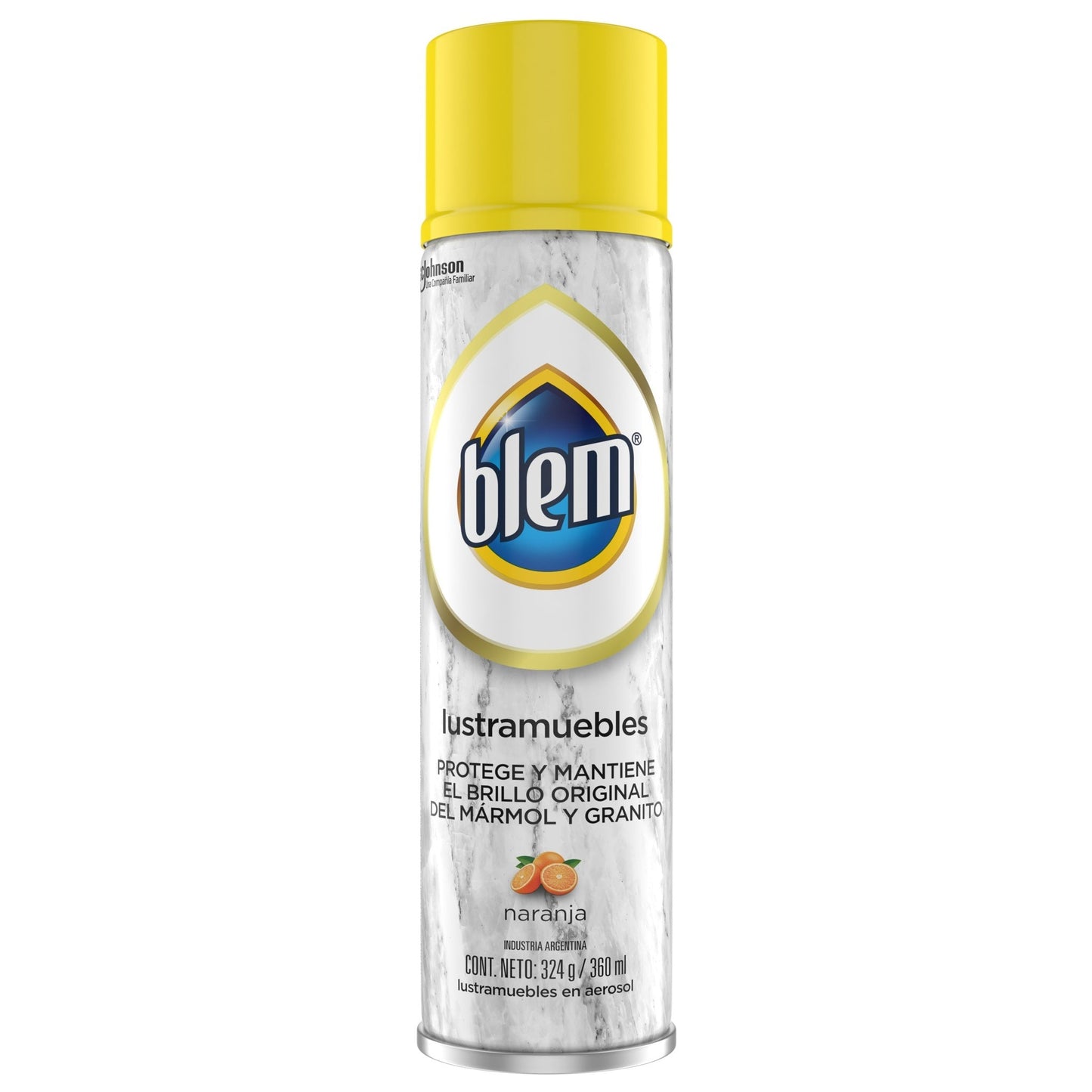 Lustramuebles Y Marmoles Blem Aerosol Naranja 360 Cc