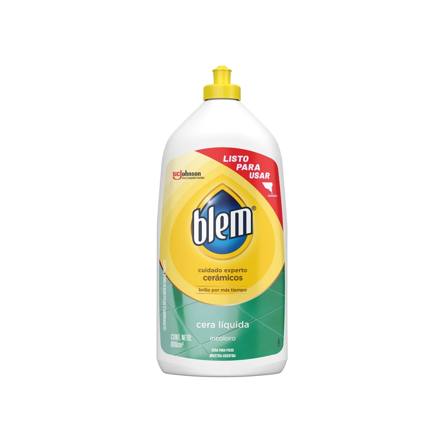Cera Líquida Blem Cerámicos Incoloro 800 Ml