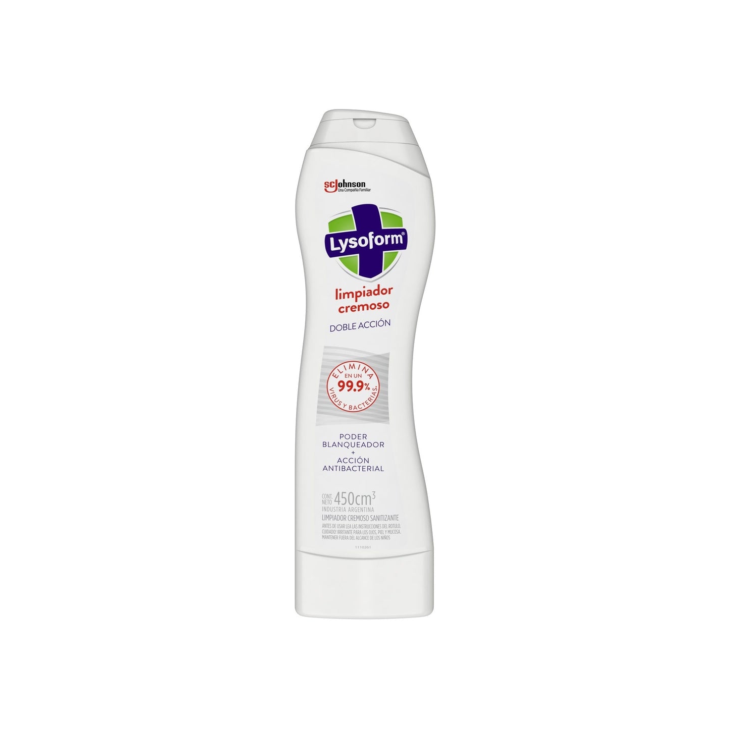 Limpiador Lysoform Crema Doble Acción 450 Cc