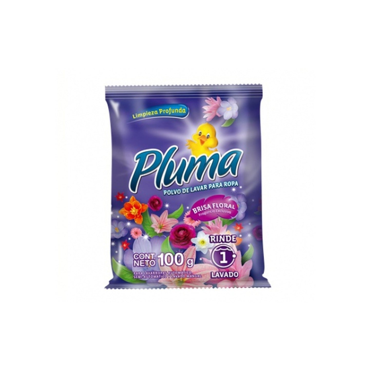 Jabón En Polvo Pluma 100 G