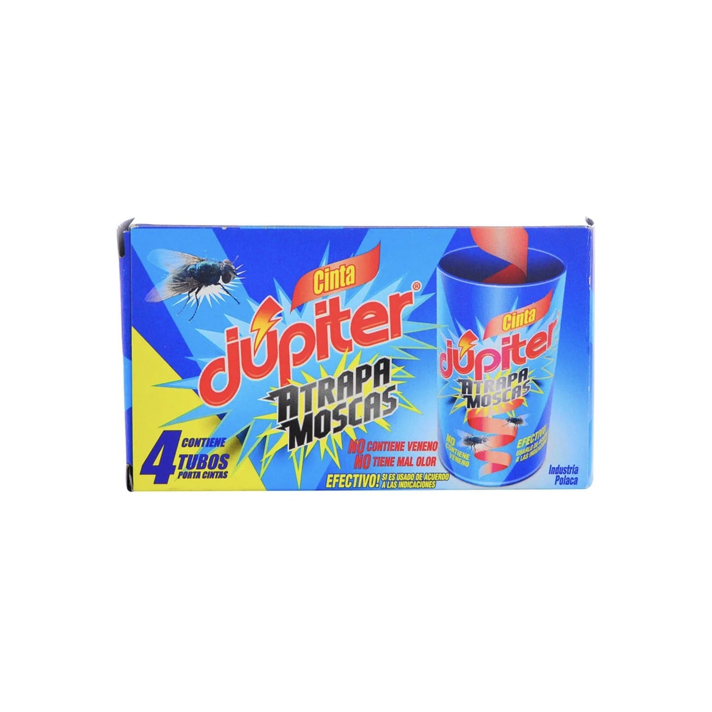 Cinta Atrapa Moscas Jupiter 4 Unidades