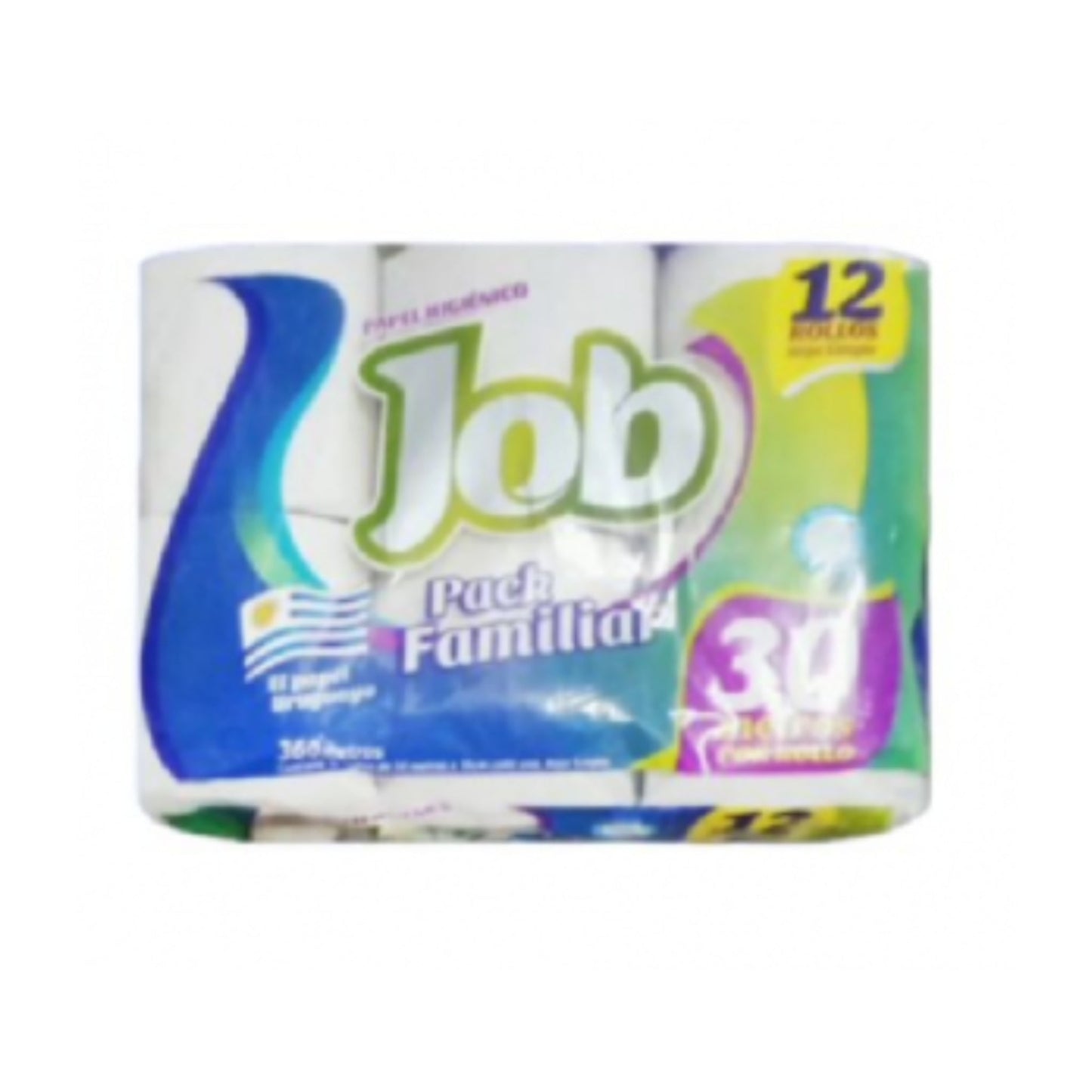 Papel Higienico Job 30 M 12 Rollos