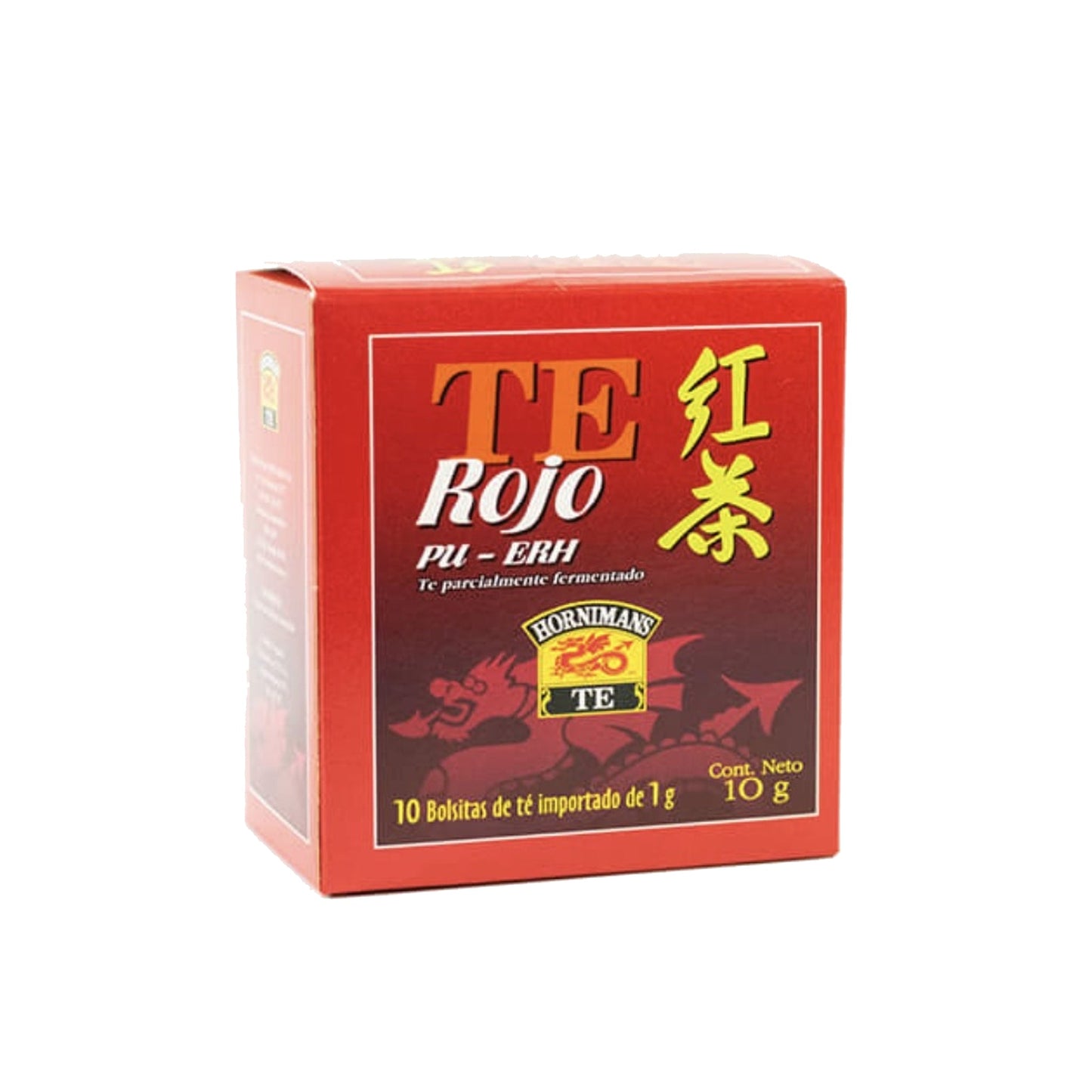 Te Hornimans Rojo 10 Sobre