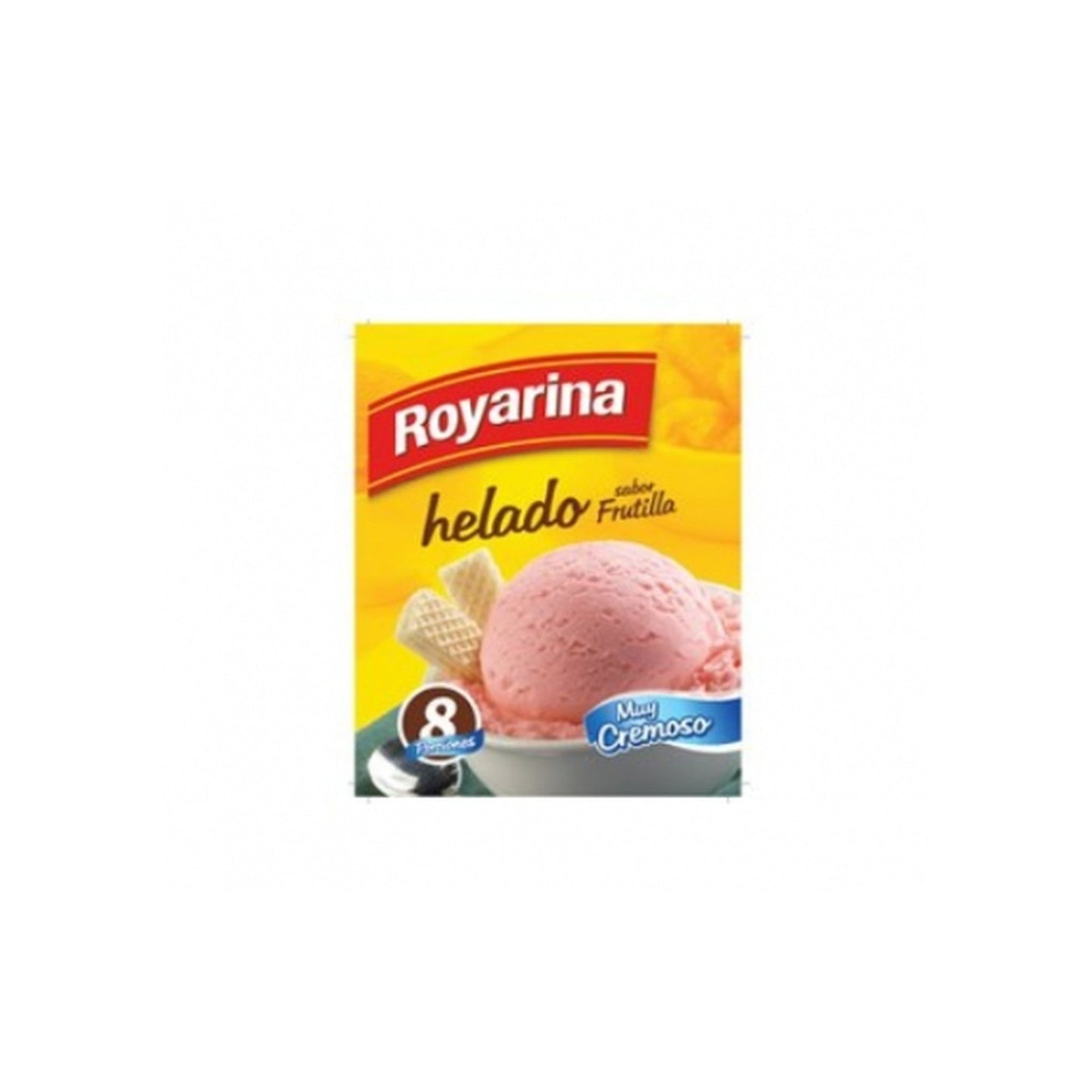 Helado Royarina 50 Grs. 8 Porciones Frutilla