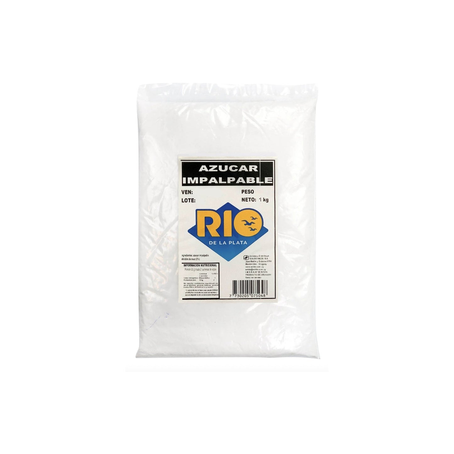 Azucar Impalpable Rio De La Plata 1 Kg