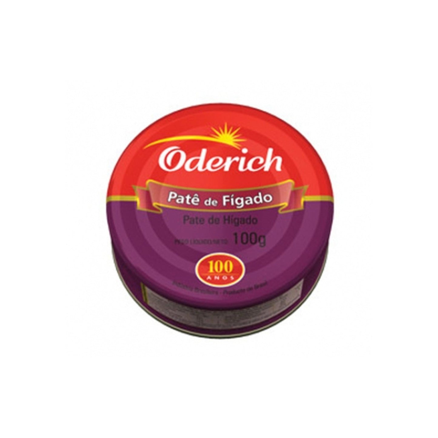 Pate Oderich Lata 100 G Hígado