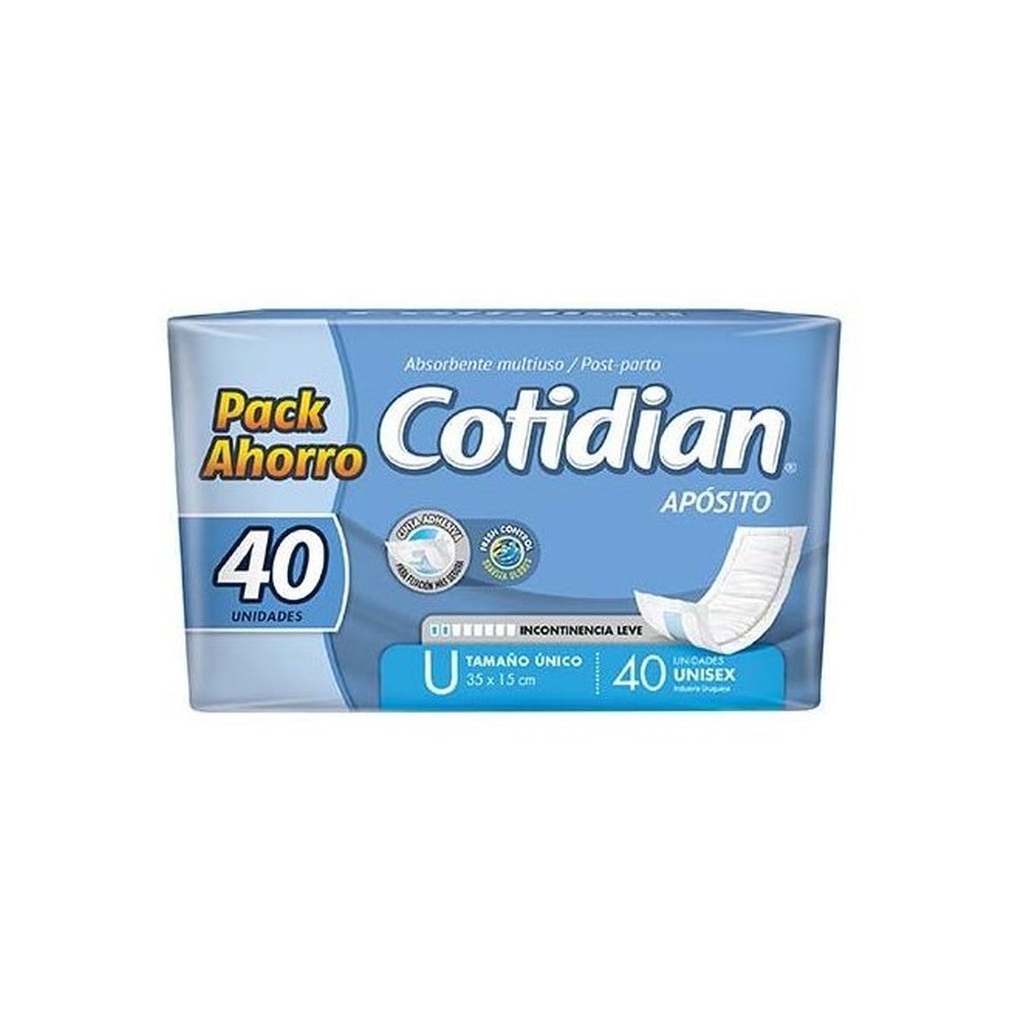 Apósito Cotidian Talle Único 40 Unidades