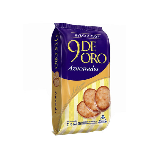 Bizcochos Azucarados 9 De Oro 210 G