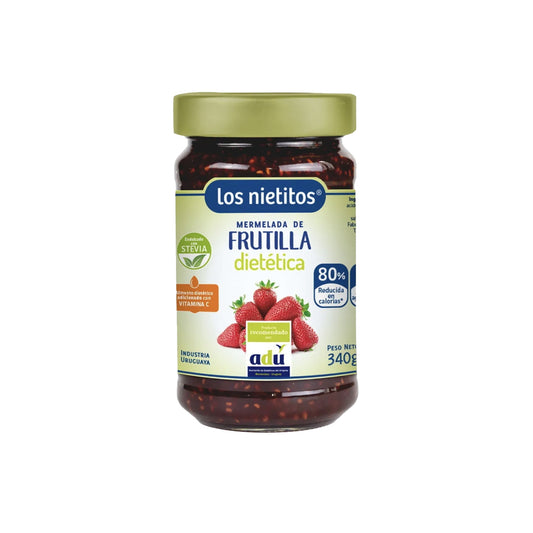 Mermelada Diet 0% Azucar Los Nietitos 340 G. Frutilla