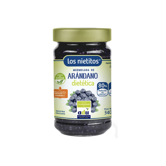 Mermelada Diet 0% Azucar Los Nietitos 340 G. Arandano
