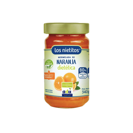 Mermelada Diet 0% Azucar Los Nietitos 340 G. Naranja