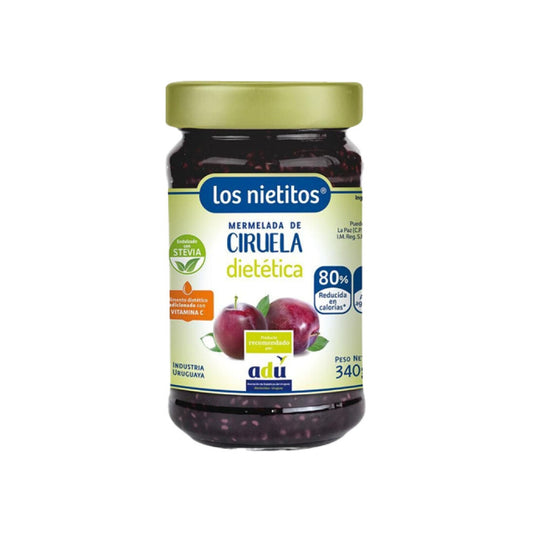 Mermelada De Ciruela Diet 0% Azucar Los Nietitos 340 G