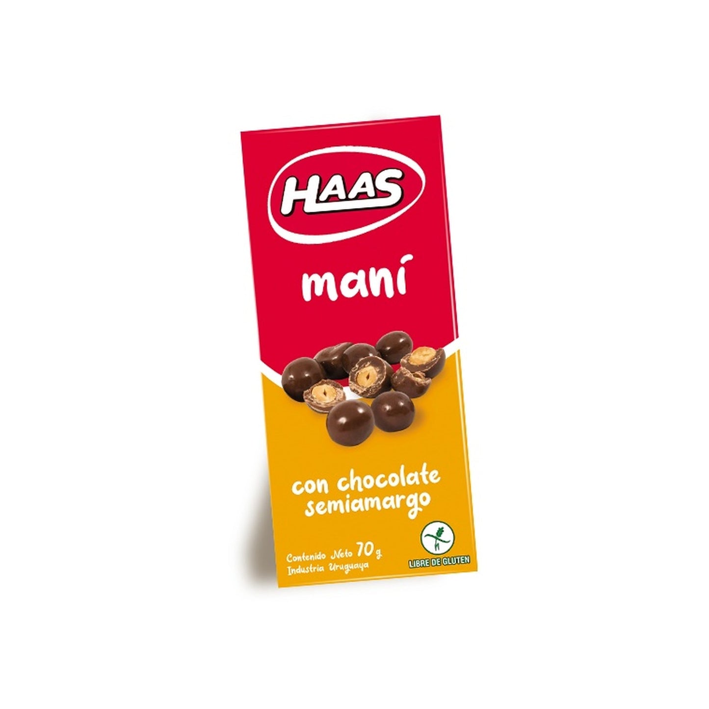Mani Con Chocolate Semi Amargo Haas 70 G