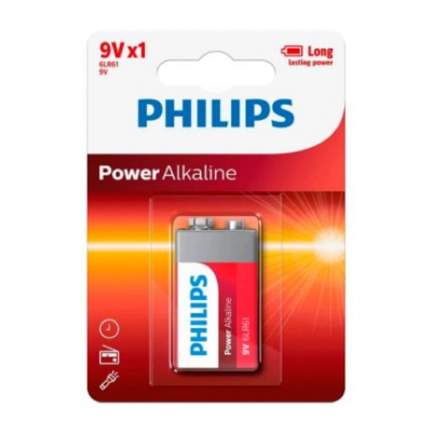 Bateria Alcalina Philips 9V