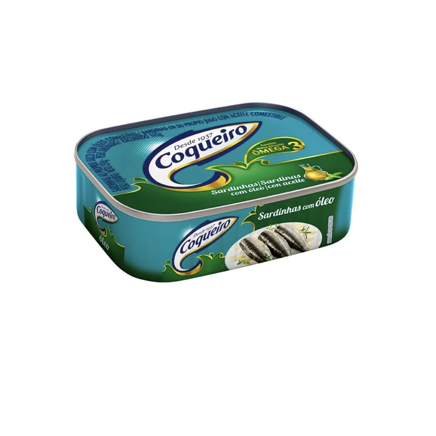 Sardinas En Aceite Coqueiro Lata 250 G