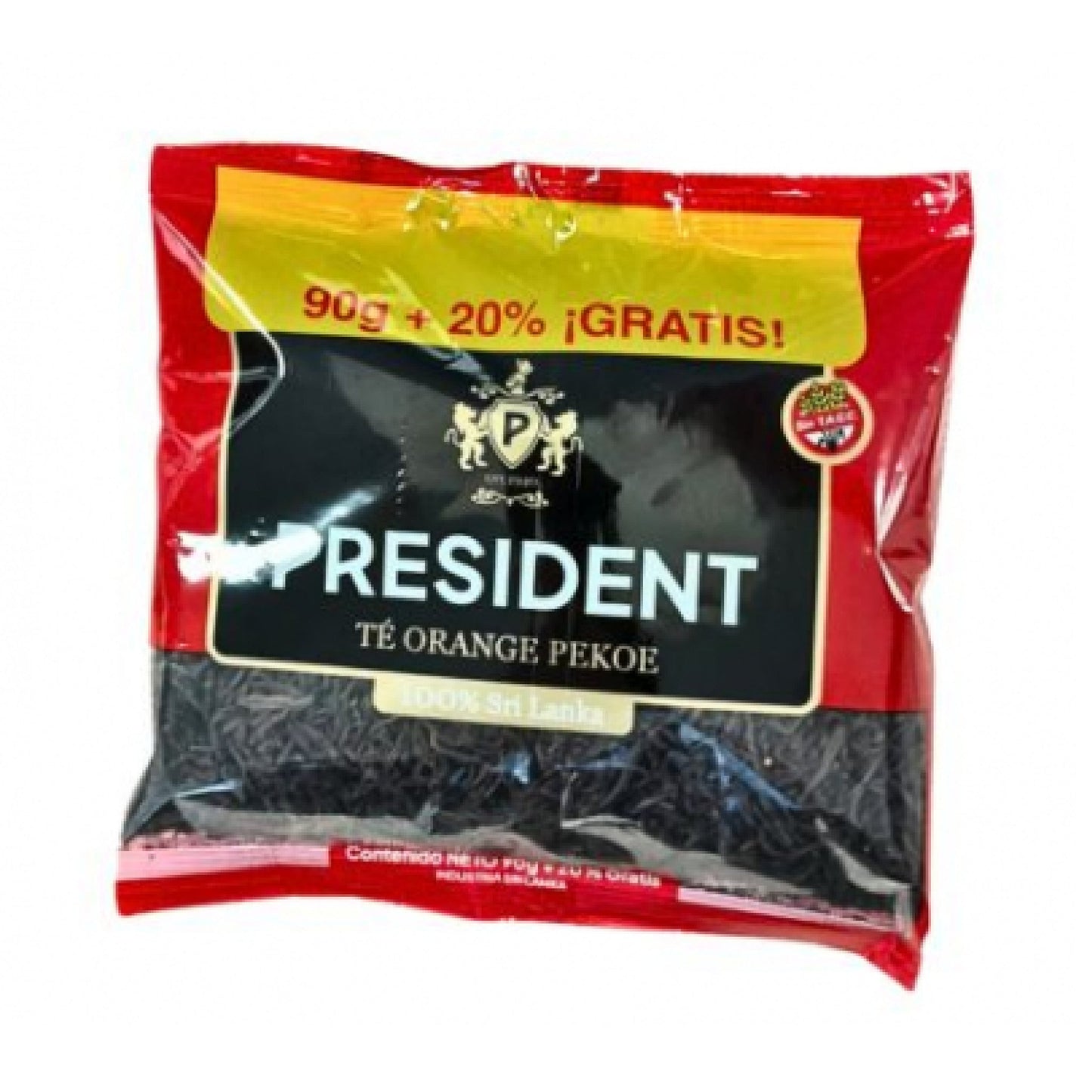 Té President Bolsita 90 G + 20% De Regalo Té Orange Pekoe