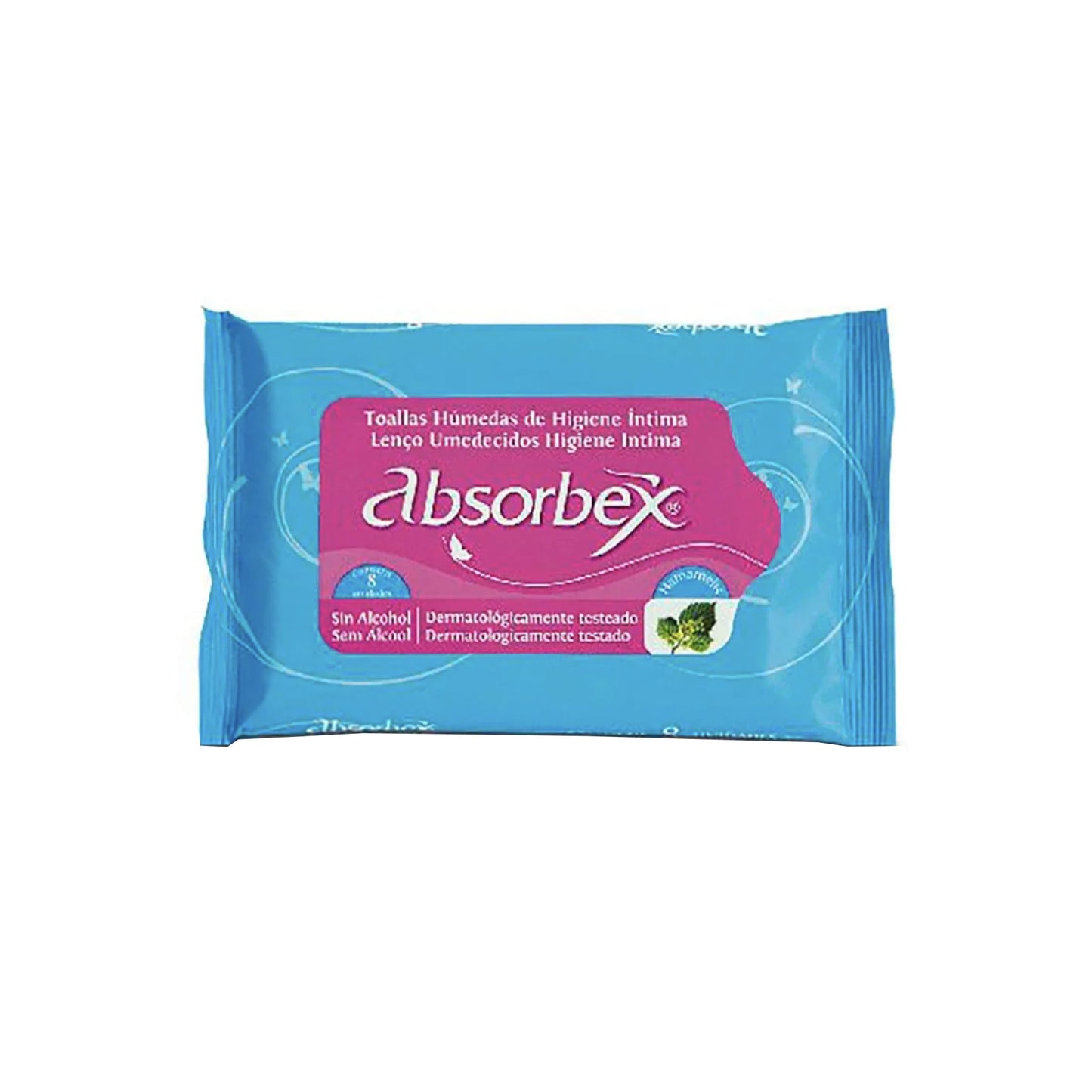 Toallas Húmedas Absorbex Higiene Íntima 8 Unidades