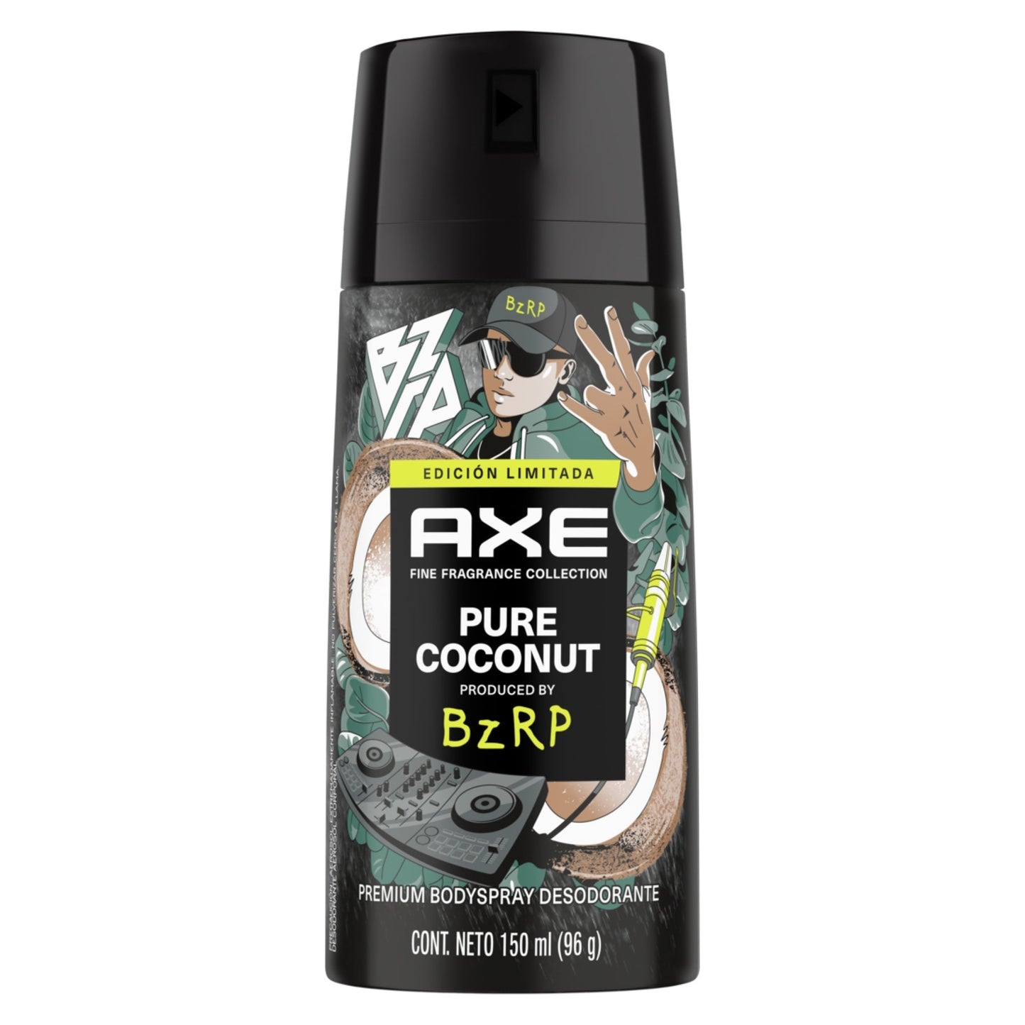 Desodorante Axe Men Bzrp Pure Coconut Aerosol 150Ml