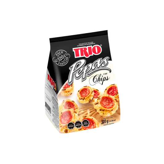 Galletas Pepas Con Chips Trio 320 G
