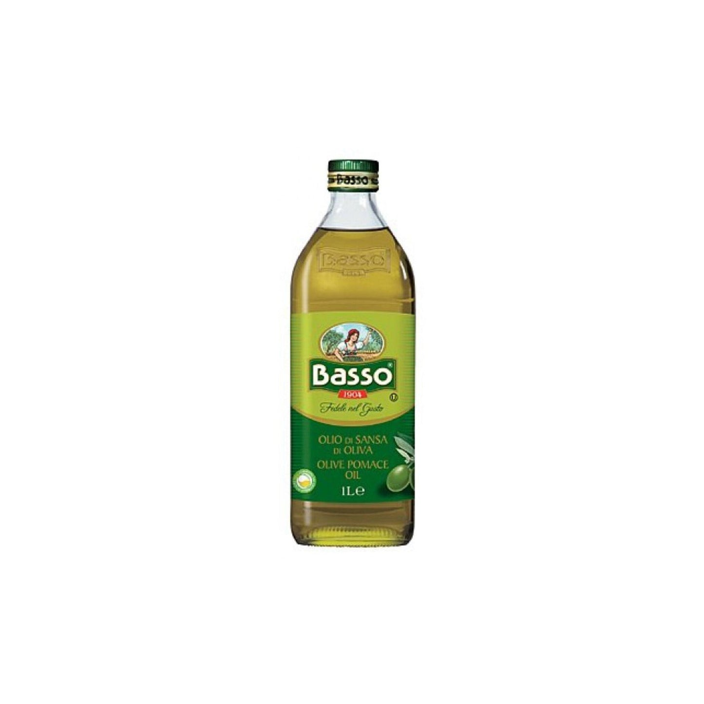 Aceite De Oliva Italiano Basso 1 Lt. Sin Tacc