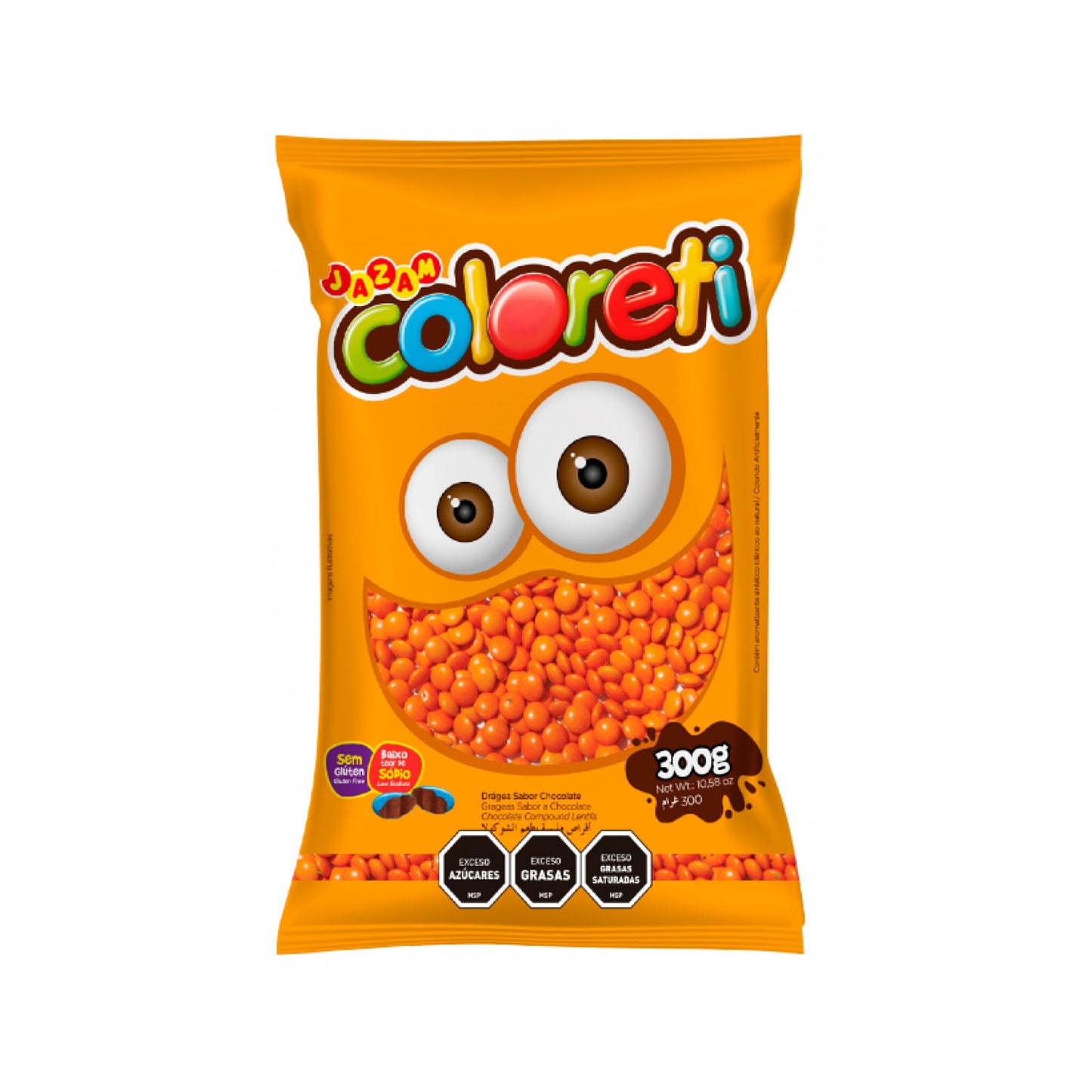 Confites Coloreti De Chocolate Naranja 300 G