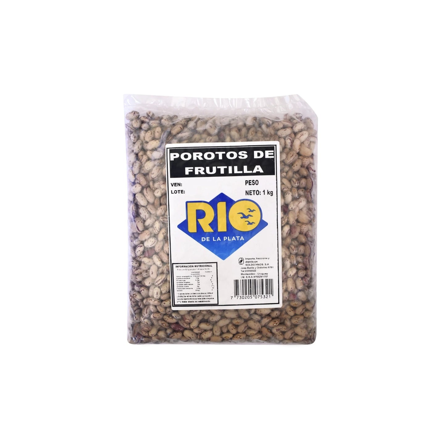 Poroto De Frutilla Rio De La Plata 1 Kg