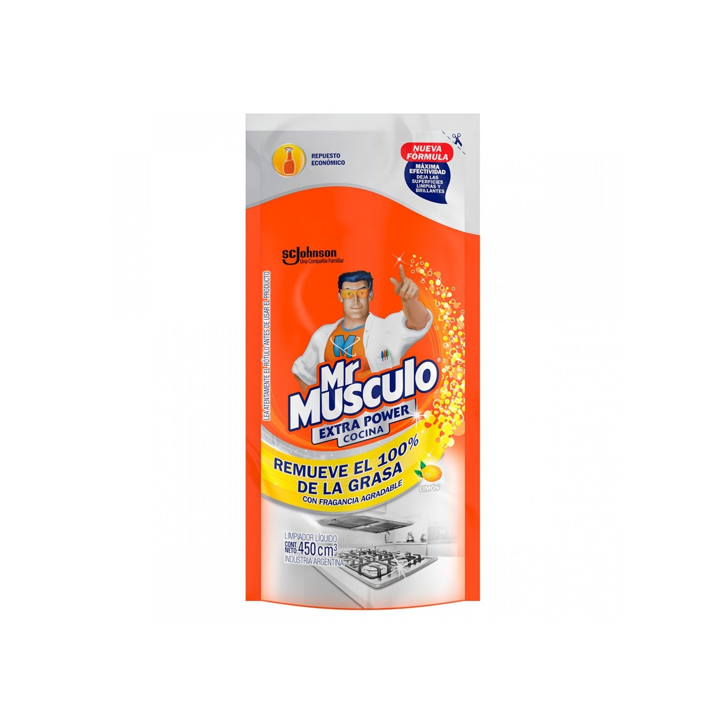 Mr. Musculo Extra Power Cocina Repuesto 450 Cc