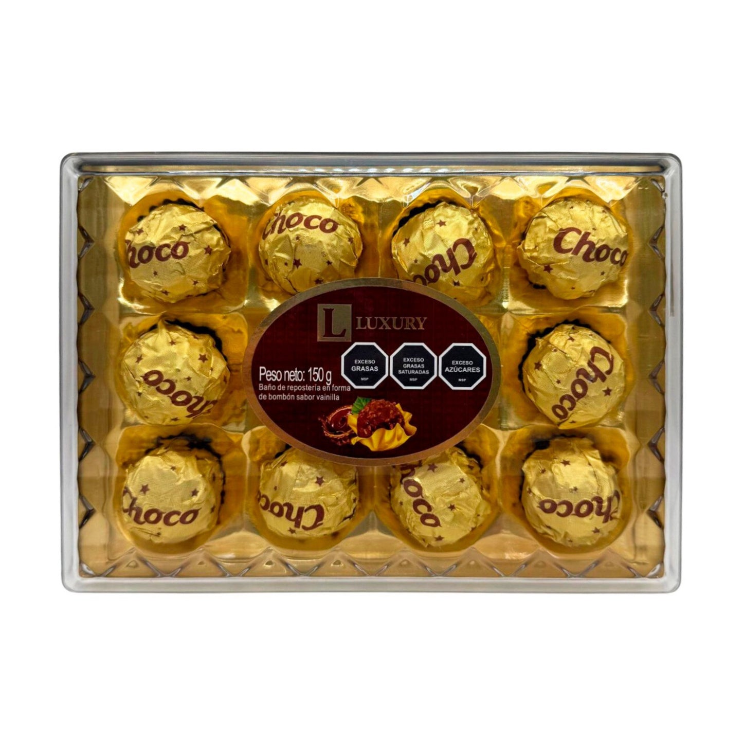 Bombonera Luxury 12 Unidades 150 G