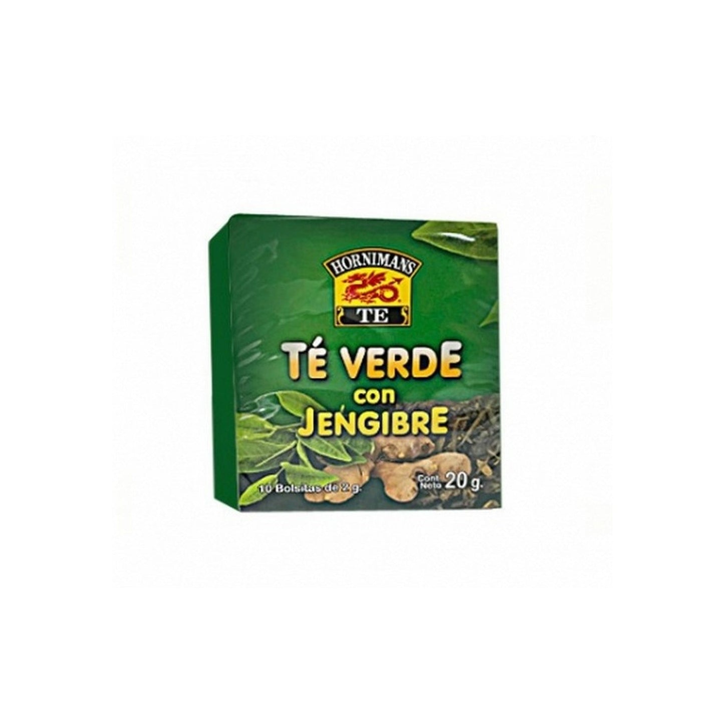 Te Hornimans 10 Sobres Verde Y Jengibre
